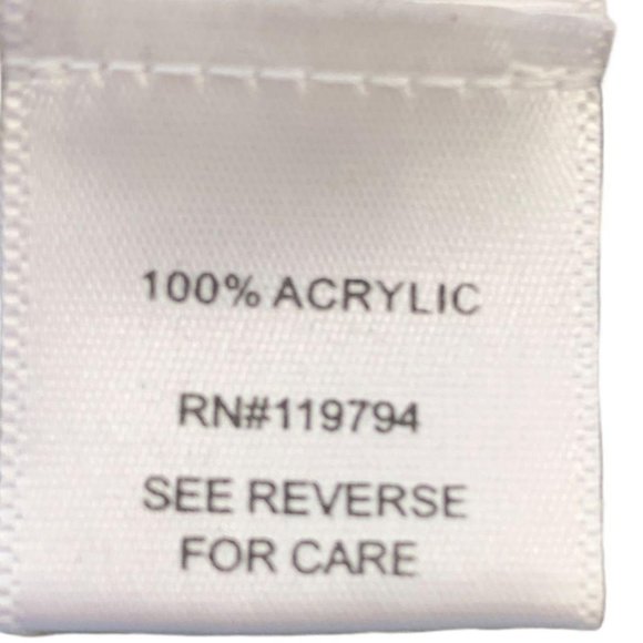 One World XL Sweater Cardigan Boho Shawl Ivory Bla - Picture 6 of 7